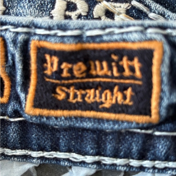 Rock Revival Men's Prewitt Straight Distressed Jeans 34 - Picture 13 of 15